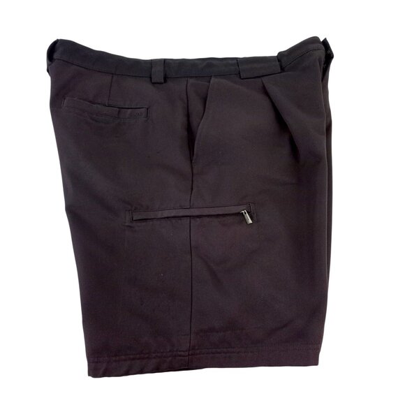 Izod XFG Xtreme Function Golf Cargo Shorts Single Pleat Solid Black - Picture 5 of 8